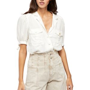 Free People Safari Babe Top